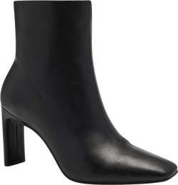 Alfani Womens Terrie Faux leather Block Heel Ankle Boots Black 6.5 Medium (B,M)