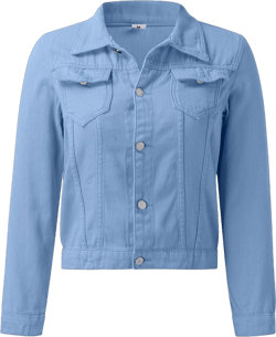 Fulijie Xs Cotton Denim Jacket,Lightweight Jackets For Women,Womens  Jackets,Women's Basic Solid Color Button Down Denim Cotton Jacket With Pockets Coat