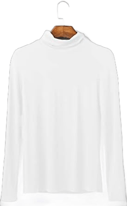 Turtleneck Women Turtle Neck Long Sleeve Shirts for Women Basic Lightweight Based Layer Thermal Underwear Tops Shirts