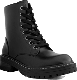 Sugar Women's Kaedy Combat Boots Shoes Black Size 10 M