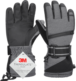 Solaris Ski Gloves, Winter Warm 3M Insulation, Waterproof for Skiing, Snowboarding, Gifts for Men