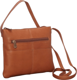 Le Donne Leather Slip Pocket Crossbody - Colombian Cowhide Leather Women’s Bag Tan