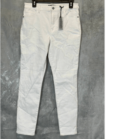 BUFFALO DAVID BITTON Women's White High-Rise Denim Skinny Jeans SZ 31