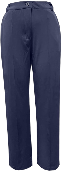 High Waisted Work Pants for Women Business Casual Office Pull on Dress Pants Trousers Straight Wide Leg Pants 2024 Small Navy