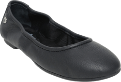Minnetonka Women's Anna Ballerina Flat 259, Black - 8.5
