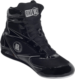 Ringside Diablo Boxing Shoes, Synthetic Leather Shoes for Men and Women, Lightweight, Low-Top Ankle Shoes for Boxing, Wrestling, Workout, Training, and Competition, Available in Different Sizes (2-13) 12 Black