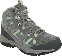 Northside Womens Arlow Canyon MID Hiking Boots - Stylish Comfortable and Durable Outdoor Adventure Companion - Speed Lacing Breathable Insole and TPR Traction Outsole 6.5 Gray/Sage