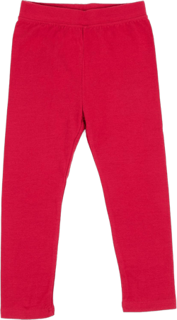 Leveret Girls Legging Cotton Ankle Length Kids & Toddler Pants (Toddler-14 Years) Variety of Colors 12 Years Red