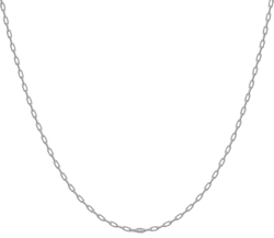 Gacimy 925 Sterling Silver Paperclip Necklace for Women, 1.3MM 1.5MM 1.8MM 2.0MM Width 16" 18" 20" 22" 24" Length with 2" Extension Chains 18 Inches 1.8MM-Width