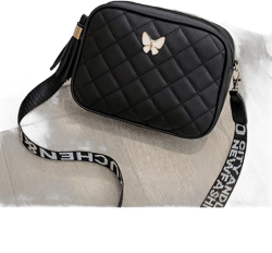 Quilted Square Crossbody Bag, Classic Metal Decor Zipper Purse, Women's Faux Leather Shoulder Bag