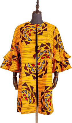 African Women Coat Ankara Print Long Jacket Tops Wax Dashiki Clothes XX-Large 649