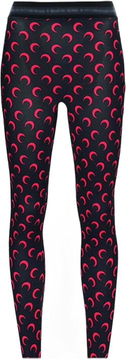 Women's Fashion Print Stretch Leggings Trousers Pantyhose XX-Large Black+red+legging