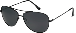 VANLINKER Trendy Polarized Classic Aviator Sunglasses for Women Men VL9738 Black Frame/Grey Lens