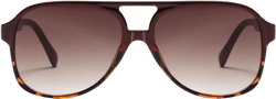 Retro TAC Polarized Aviator Sunglasses TR-90 Frame Women Men Trendy Sunnies Driving Anti-Glare UV400 Protection Brown