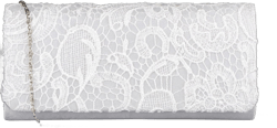 Clutch Purses for Women Wedding Lace Floral Handbag Evening Bag