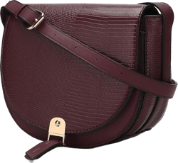 MKF Collection Shoulder Bag for Women, Vegan Leather Crossbody Handbag Purse Adalyn Burgundy