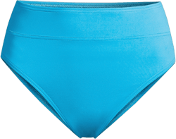 Lands' End Women's Plus Size Chlorine Resistant High Leg High Waisted Bikini Swim Bottoms - 1x - Turquoise