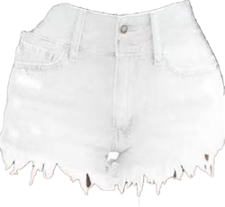 Women Casual High Waisted Denim Shorts Frayed Raw Hem Ripped Jeans Shorts Stretchy Hot Denim Shorts for Summer Large White