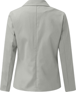Womens 2024 Fall Casual Blazers Long Sleeve Lapel Open Front Button Work Business Lightweight Jackets with Pockets 13-light Gray Large