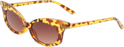 Tadiance - Women Chic Fashion Narrow Oval Butterfly Shape Cat Eye Sunglasses