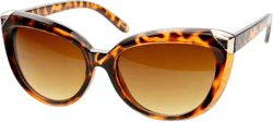 Womens Cat Eye Sunglasses Oversized Metal Tip UV400 Protection Fashion Eyewear