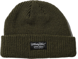 100 Miles Olive Green Fisherman Beanie