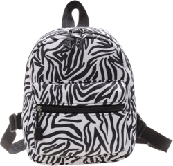 Cute Mini Backpacks for Women Nylon Female Bag Animal Printing Small Feminina Backpack Knapsack (Zebra pattern) Zebra Pattern