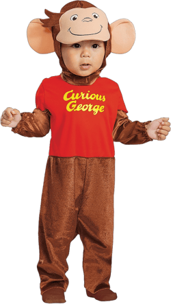 Infant Boys' Curious George Jumpsuit Costume - 12-18 Month - Brown