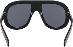 Popular Fashion Pilot Sunglasses Women Retro Chunky Designer Men Punk Gradient Shades UV400 Oversized Sun Glasses Black