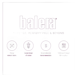 Balera Full-Length Leggings with High Waist for Girls & Women Perfect for Dance Child Medium Black