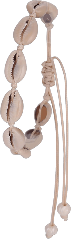 Natural Cowrie Shell Earring for Women with Bohemia Style for Summer Beach Grey Anklet