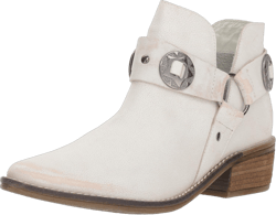 Chinese Laundry Women's Austin Ankle Boot 7.5 White Leather