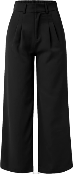 MLAGJSS Straight Wide Leg Dress Pants for Women, High Waisted Business Office Casual Work Trousers with Pockets 5X-Large Black