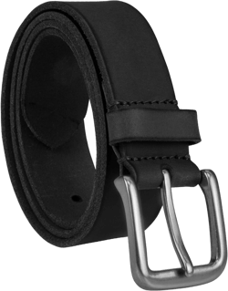 Timberland Men's 35mm Classic Buckle Leather Belt for Jeans 44 Black
