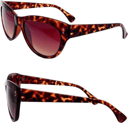 Oversized fine Cat Eye Black or Tortoise Womens Gradient Lenses Cateye Sunglasses
