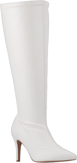 Fashion To Figure Women's Selena Knee High Boot - Wide Width - 12, White