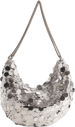 Women's Glitter Clutch Evening Handbags Sparkly Clutch Triangle Purse for 1920s Party Prom Wedding A5 Silver