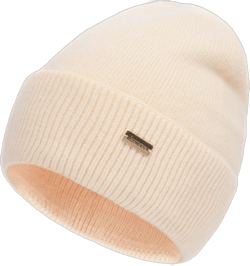 jaxmonoy Wool Knit Beanies Winter Hats for Women and Men Soft Cashmere Warm Double Layer Ladies Skull Beanie caps Medium Beige