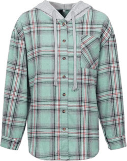 Bdfzl Flannel Shirts for Women & Girls Long Sleeve Buffalo Plaid Tops Womens Button Down Shirts Western Plaid Shirts for Women