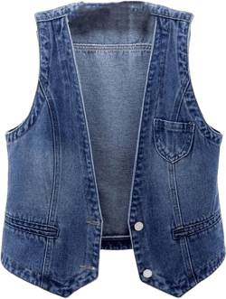 Denim Women Vest Pearls Autumn Jeans Jacket Sleeveless Loose Short Coat Waistcoats X-Large Gray