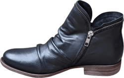 Cathalem Ankle Boots for Women, Women's Arch Support Boots Fashion Lace Up Side Zipper Short Ankle Booties Casual Fall Shoes 11 Black
