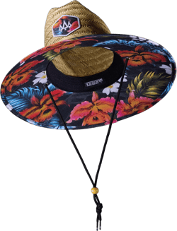 Straw Hat for Men & Women | Lifeguard Hat, Beach Hat & Sun Hat | UPF 50+ Wide Brim for Sun Protection | One Size | Hemlock Kailua