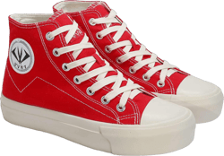 NCNDB Women’s High Top Canvas Sneakers Lace Up Casual Classic Walking Shoes for Girl