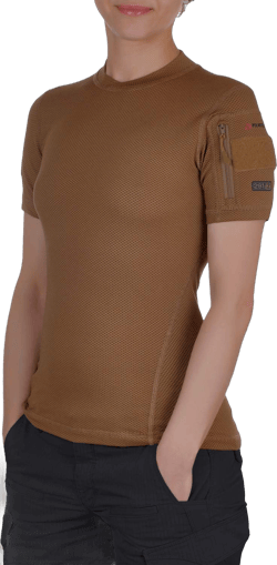 281Z Womens Military Moisture Wicking T-Shirt - Tactical Hiking Outdoor - Polartec Delta - Odor Control - Cool Touch