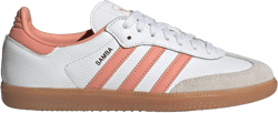 adidas Samba Og Womens Shoes 7.5 Cloud White/Wonder Clay/Crystal White-white