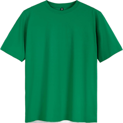 Mr.Color Mens Fashion T Shirt Solid Cotton Basic Tees Tops Casual Short Sleeve Crewneck Undershirt for Men Women XX-Large Green