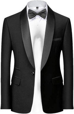 Men Skinny Formal Slim Fit Tuxedo Prom Suit Groom Wedding Blazers Dress Jacket Coat Large Black