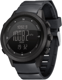 CakCity Mens Tactical Watches Hiking Watches for Women/Men Digital Sports Army Watch with Compass,Step Counter,Altimeter,5ATM