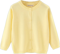 Baby Toddler Girls Boys Sweater Cardigan Thin Long Sleeve Button Down Solid Knit Cardigan School Uniforms 1-6t