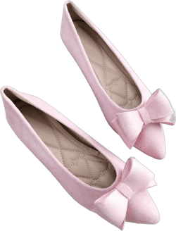 TN TANGNEST Flats Shoes Women Comfortable Pointed Toe Bowknot Flats Slip On Loafers Casual Flats 8.5 B Pink